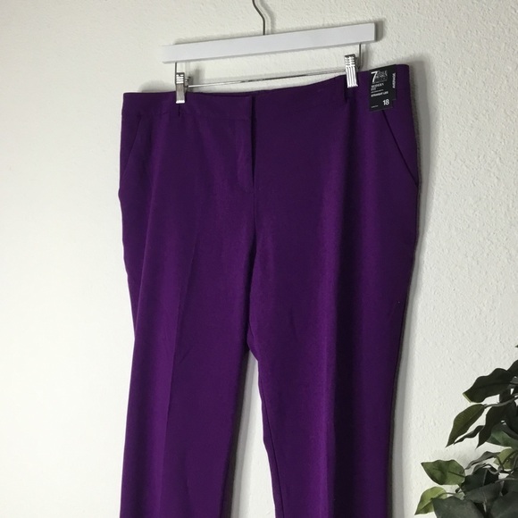 PLUS NWT NY&Co Straight Leg Stretch Pants - Picture 2 of 8